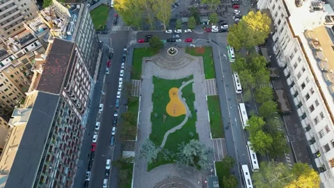 Milano train station and architecture of Italy Vidéo 252668519