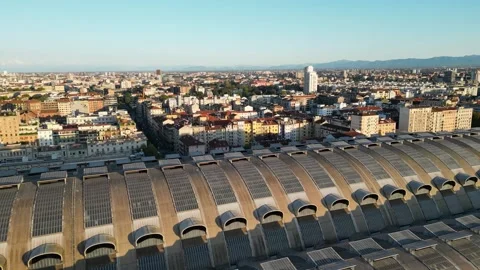 Milano train station and architecture of Italy Stock Footage 252668554