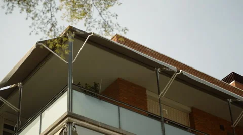 Mild Breeze On The Balcony Stock Footage 51805156