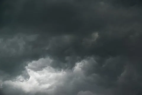 Mild dark cloudy sky 2 Stock Photos