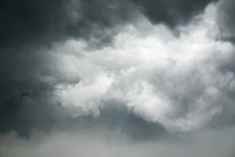 Mild dark cloudy sky 스톡 사진