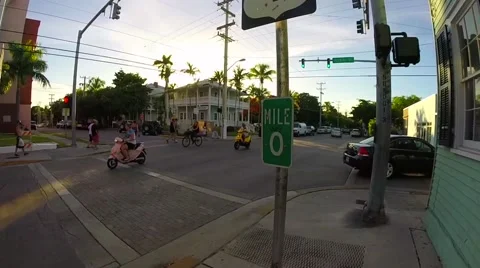 Mile marker zero on us 1 in key west florida keys Stock Footage 41869310
