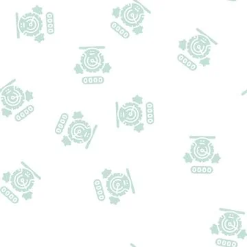 Mileage rollback glyph seamless pattern 스톡 일러스트