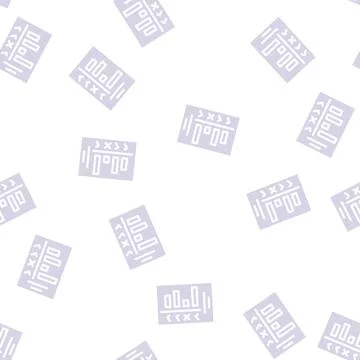 Milestone planning glyph vector seamless pattern 스톡 일러스트