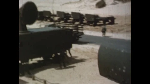 Miliary Training off the coastl Stock Footage 128144730