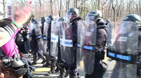 Militarized Police Stock-Footage 40845787