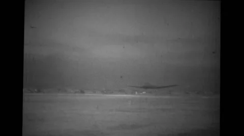Military aeroplane taking off Stock Footage 39932327