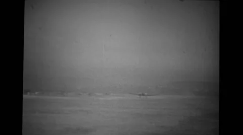 Military aeroplane taking off Stock Footage