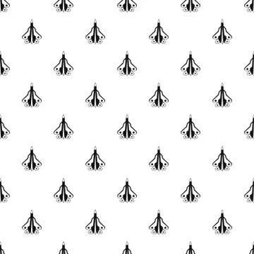 Military aircraft pattern, simple style Stock Illustration