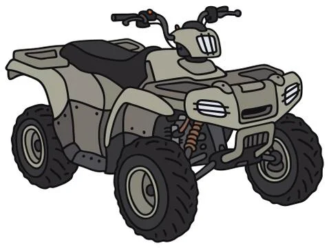 Military ATV Ilustración de archivo
