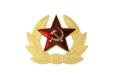 Military badge from the former Soviet Union. Stock Photos