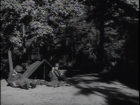 Military basic training graduates are awarded certificates and honor badges in Video stock 75275107