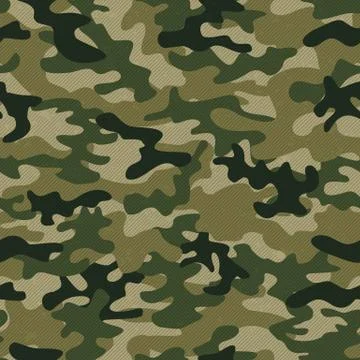 Military camo seamless pattern Stock Illustration