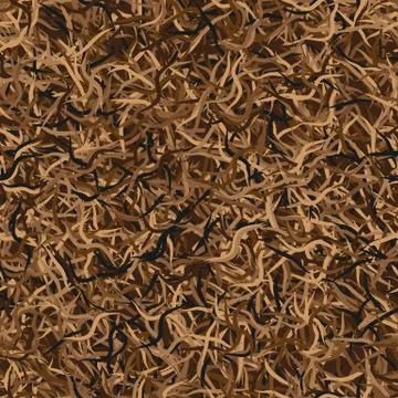 Military camo seamless pattern vector background print. Autumn brown grass Illustrazione stock