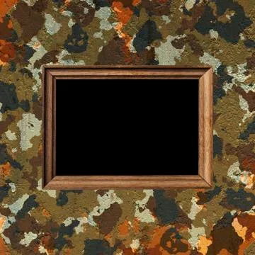 Military camouflage pattern Illustrazione stock