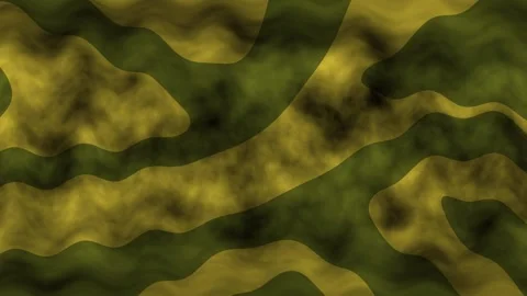 Military camouflage pattern loop with organic shapes and colors Stock Footage 340538020