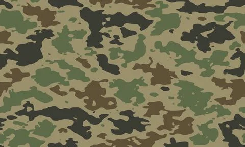 Military camouflage texture seamless pattern. print Stock Illustration