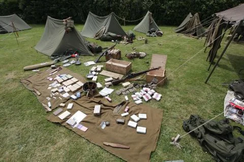 Military camp Stock Photos