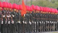 Military At Ceremony For King's Birthday,Bangkok,King Birthday,Thailand Stock Footage