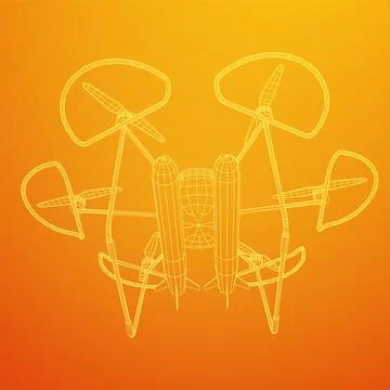 Military Combat Bomber Drone 스톡 일러스트