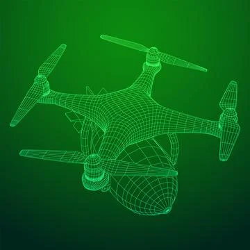Military Combat Bomber Drone Stock Illustration