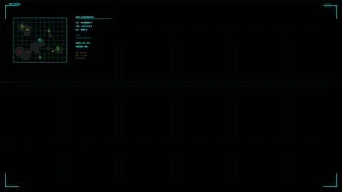 Military control panel design for science fiction war documentaries showcas.. Stock Footage 327221679
