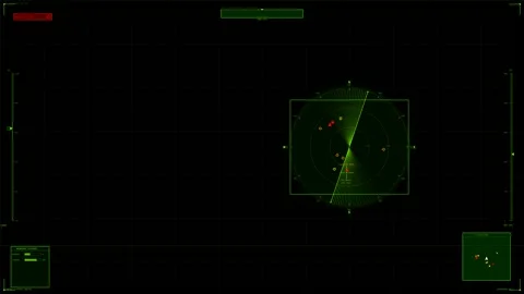 Military data display used in science fiction for war documentaries and mil.. Stock Footage 327223883