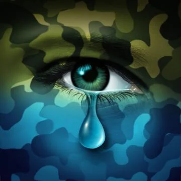 Military Depression Иллюстрация