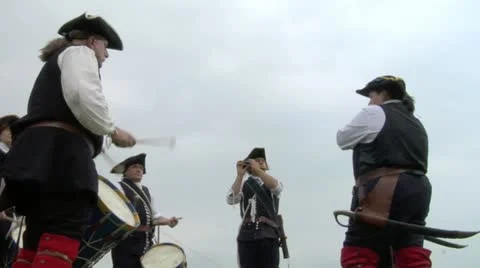 Military drum 01 Video stock 11142643
