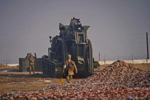 Military exercises of the armed engineering forces Фото