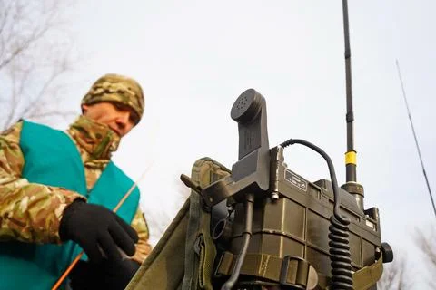 Military exercises of the armed engineering forces 스톡 사진