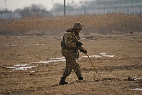 Military exercises of the armed engineering forces Фото