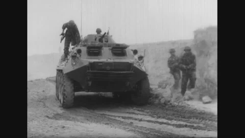 Military exercises. Soviet army Stock Footage 167160760