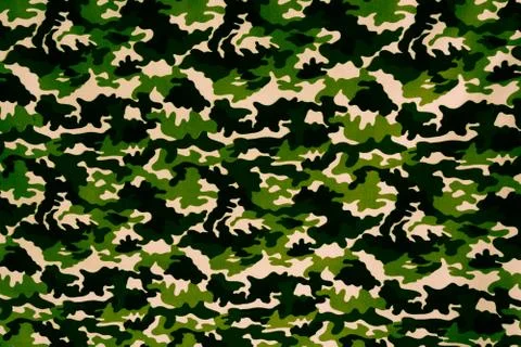 Military fabric pattern Stock Illustration