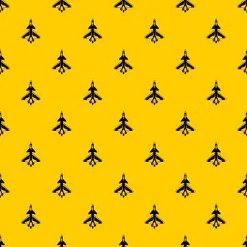 Military fighter jet pattern vector Stock Illustration
