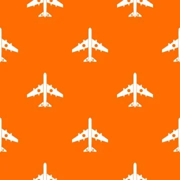 Military fighter plane pattern seamless Stock Illustration