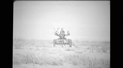 Military Hawk missile firing in the air Stock Footage