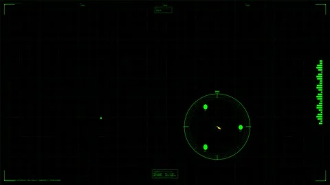 Military heads up display animation for sci fi and war themed videos featuring Stock Footage 328334897