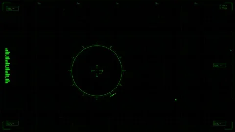 Military heads up display for sci fi war scenario in a tactical environment Stock Footage 328339216