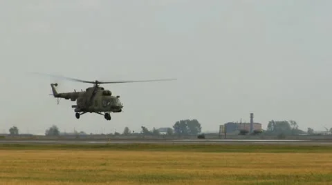 Military Helicopter 2 Stock-Footage 12428795
