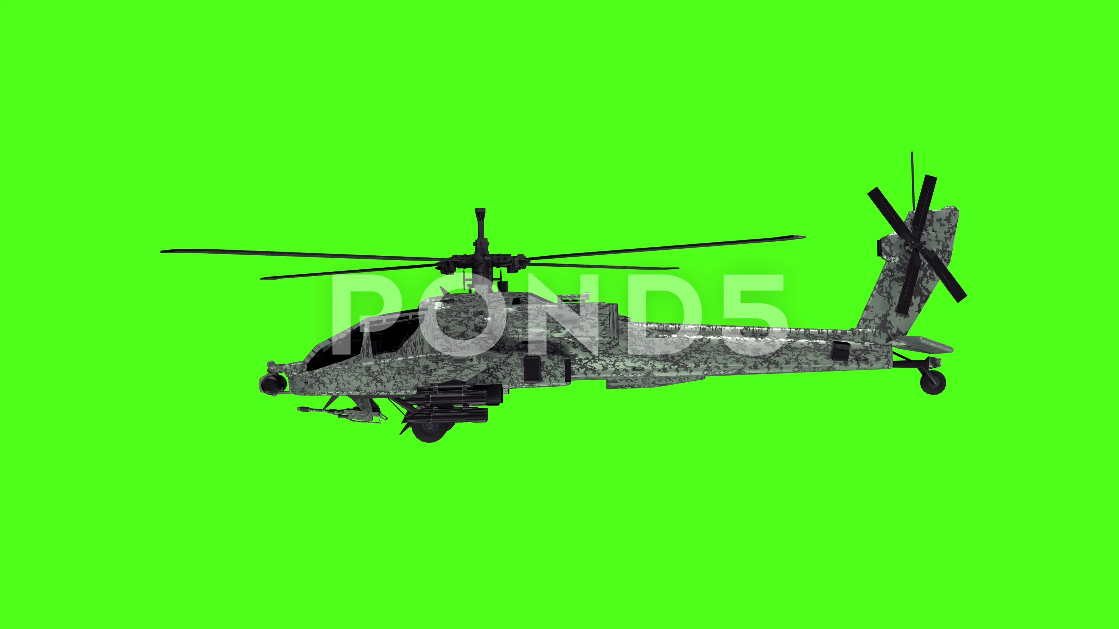 Military Helicopter Flying Animation Gr Stock Video Pond5