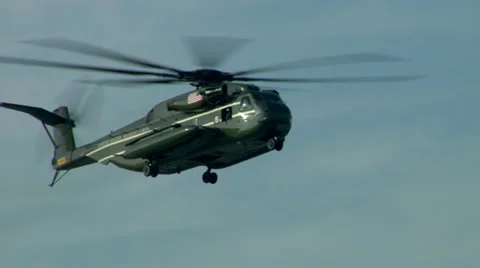 Military Helicopter  Stock Footage 34513850
