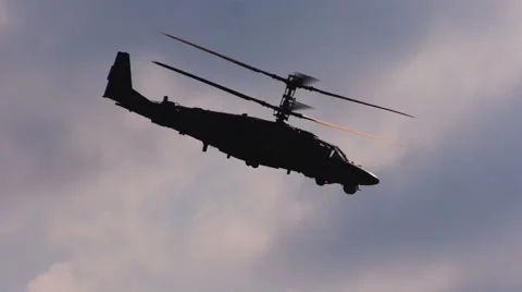 Military helicopter Stock Footage 56561722