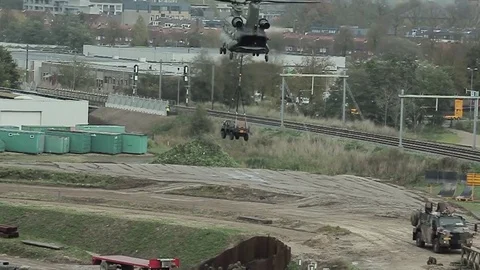 Military helicopter Stock Footage 82647552