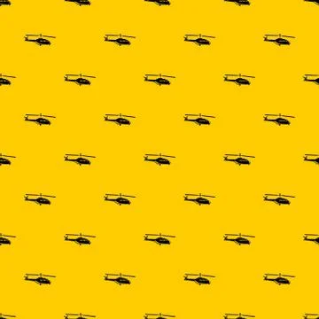 Military helicopter pattern vector Stock Illustration