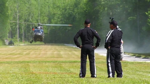 Military Helicopter Wind Test Stock Footage 69775793