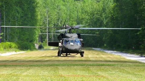 Military Helicoptor Stock Footage 69774248