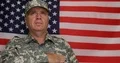 Military Honor Attention Position United States Waving Flag AT Digital Uniform 4k or 4k+ Resolution