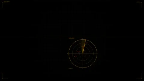 Military hud element display for science fiction war documentaries featurin.. Stock Footage 327221591