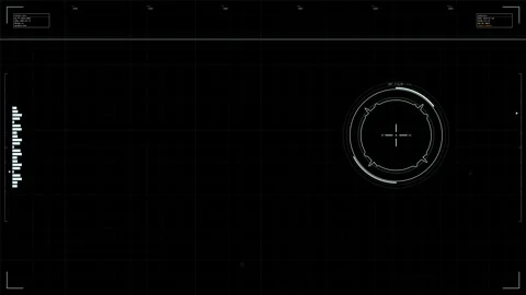Military hud interface for animated war videos and science fiction projects.. Stock Footage 327984525